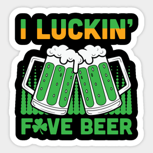 Lucky Vibes: Celebrate St. Patrick’s Day in Style Sticker